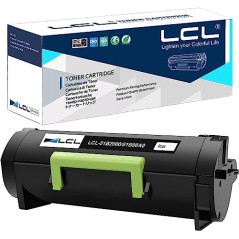 LCL Cartouche de Toner Remanufacturée 51B2000 51B00A0 (1 Noir) Remplacement pour Lexmark MS317 MS317DN MS417 MS417DN MS517 MS517