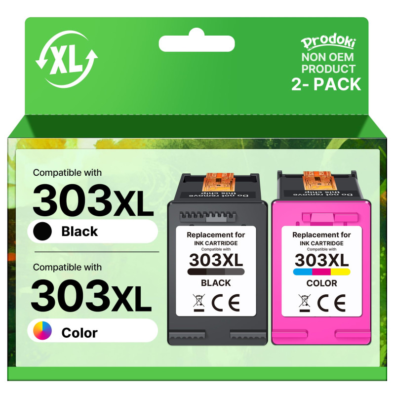 Cartouches 303 XL Noir et Couleur Remplacement pour HP Cartouches 303 303 XL 303XL Noir et Couleur Encre pour HP Envy Photo 6230 Cartouches 303 XL Noir et Couleur Remplacement pour HP Cartouches 303 303 XL 303XL Noir et Couleur Encre pour HP Envy Photo 6230