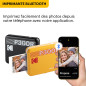 Kodak Mini 3 Retro 4PASS Imprimante Photo Portable (7,6x7,6cm) - Paquet avec 38 Feuilles, Blanc Kodak Mini 3 Retro 4PASS Imprimante Photo Portable (7,6x7,6cm) - Paquet avec 38 Feuilles, Blanc