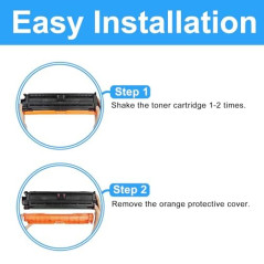 LCL Cartouche de Toner Remanufacturée 307A CE740A (1-Pack Noir) Remplacement pour HP Color LaserJet CP5225 CP5225n CP5225dn