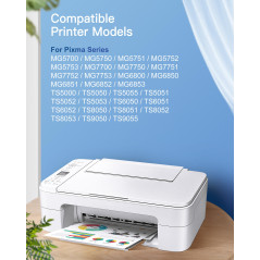 GPC Image Compatible Cartouches d'encre Remplacement pour Canon 570 XL 571 XL pour PIXMA MG5750 TS5050 MG5753 MG6850 MG6852 TS50