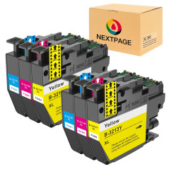 Nextpage LC3213XL Cartouches d'encre couleur compatibles avec Brother LC3213 LC3211 pour DCP-J572DW DCP-J772DW DCP-J774DW MFC-J4