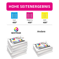 Nextpage LC3213XL Cartouches d'encre couleur compatibles avec Brother LC3213 LC3211 pour DCP-J572DW DCP-J772DW DCP-J774DW MFC-J4
