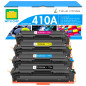 TRUE IMAGE Cartouche de Toner Compatible pour HP 410A 410X CF410A CF410X Color LaserJet Pro MFP M477fdw M477 M477fdn M377dw M477 TRUE IMAGE Cartouche de Toner Compatible pour HP 410A 410X CF410A CF410X Color LaserJet Pro MFP M477fdw M477 M477fdn M377dw M477
