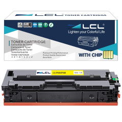 LCL CF542X Jaune Cartouche de Toner Compatible pour HP 203A 203X CF542A CF542X Compatible avec HP Color LaserJet Pro M254dw M254