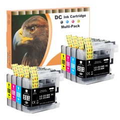 D&C Cartouche d'encre Compatible pour Brother LC-223 XL pour Brother DCP-J4120DW DCP-J562DW MFC-J4120DW MFC-J4420DW MFC-J4425DW