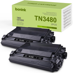 BONINK Toner TN3480 Compatible pour Brother TN-3480 pour Toner Brother HL-L6300DW/ HL L5200DW/ DCP-L5500DN pour Cartouche TN3480