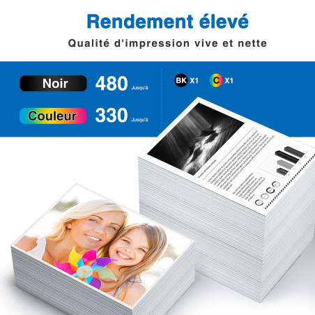 starink 302XL 302 XL pour Cartouches HP 302 HP 302 XL Compatible avec HP Envy 4525 4527 4520 DeskJet 1110 2130 Officejet 3830 (N
