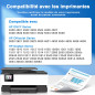 starink 302XL 302 XL pour Cartouches HP 302 HP 302 XL Compatible avec HP Envy 4525 4527 4520 DeskJet 1110 2130 Officejet 3830 (N starink 302XL 302 XL pour Cartouches HP 302 HP 302 XL Compatible avec HP Envy 4525 4527 4520 DeskJet 1110 2130 Officejet 3830 (N