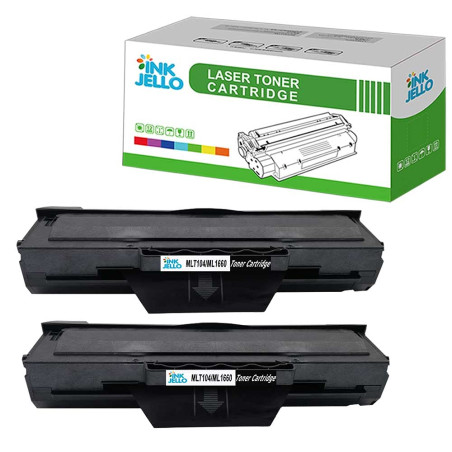 InkJello Compatible Toner Cartouche Remplacement pour Samsung ML-1660 ML-1665 ML-1670 ML-1675 ML-1860 ML-1865 ML-1865W SCX-3200