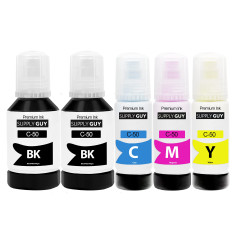 Supply Guy 5X Encre Compatible avec Canon GI-50 Multipack pour Pixma G5050 G6050 G7050