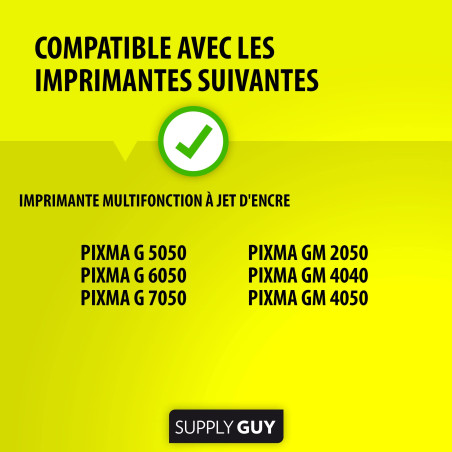 Supply Guy 5X Encre Compatible avec Canon GI-50 Multipack pour Pixma G5050 G6050 G7050