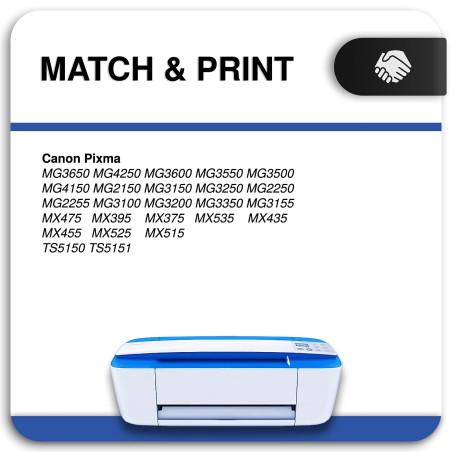 Inkwood PG-540XL Remplacement pour Canon Cartouche 540 XL Noir, PG-540 Compatibles pour Canon PIXMA MX475 MG3650 MG3550 MG4250 T