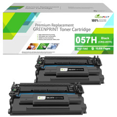 057H (057) Cartouches de Toner Compatibles 2 Noirs Haute Capacité 10000 Pages pour Canon MF449dw MF448dw MF445dw MF443dw LBP228d