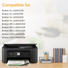 LeciRoba TN326 pour Cartouche Brother TN-326 TN321 TN326BK TN326C TN326M TN326Y ,pour Brother HL-L8250CDW L8250CDN L8350CDW L835