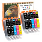 D&C PGI-580XXL CLI-581XXL Compatible pour Canon 580 581 Cartouches d'encre pour Canon Pixma TS6150 TS6151 TS8150 TR8550 TS8250 T D&C PGI-580XXL CLI-581XXL Compatible pour Canon 580 581 Cartouches d'encre pour Canon Pixma TS6150 TS6151 TS8150 TR8550 TS8250 T