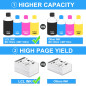 LCL Imprimante Bouteille d'encre Compatible 32XL 165ML 31 1VV24AE 1VU26AE 1VU27AE 1VU28AE Remplacement pour HP Smart Tank Plus 5
