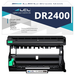 LCL Tambour Compatible DR2400 DR-2400 12000 Pages (1Noir) Remplacement pour Brother HL L2350DW HL-L2310D HL-L2357DW HL-L2375DW H