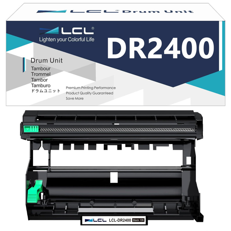 LCL Tambour Compatible DR2400 DR-2400 12000 Pages (1Noir) Remplacement pour Brother HL L2350DW HL-L2310D HL-L2357DW HL-L2375DW H LCL Tambour Compatible DR2400 DR-2400 12000 Pages (1Noir) Remplacement pour Brother HL L2350DW HL-L2310D HL-L2357DW HL-L2375DW H