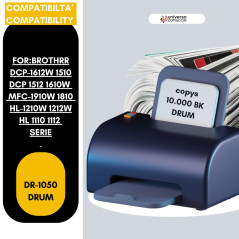 universo cartuccia DR1050 DRUM compatible avec BROTHER DCP-1612W 1510 1512 1610W pour MFC-1910W 1810 pour HL-1210W 1212W 1110 11