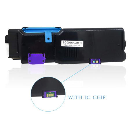GREENPRINT Cartouches de Toner Compatibles 6600 6605 (Noir Cyan Jaune Magenta) 4 Couleurs pour Xerox Phaser 6600 6600n 6600dn Wo