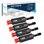 LCL Cartouche de Toner Kits de Recharge de Toner Compatible 143A W1143A W1143AD (4-Pack Noir) Remplacement pour HP Neverstop Las LCL Cartouche de Toner Kits de Recharge de Toner Compatible 143A W1143A W1143AD (4-Pack Noir) Remplacement pour HP Neverstop Las