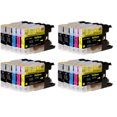 Supply Guy 20 Cartouches d'encre Compatible avec Brother LC-1280 pour MFC-J5910dw MFC-J6510dw MFC-J6710dw MFC-J6910dw