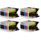 Supply Guy 20 Cartouches d'encre Compatible avec Brother LC-1280 pour MFC-J5910dw MFC-J6510dw MFC-J6710dw MFC-J6910dw