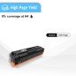 Cartouche de Toner Compatible 216A W2410A Noir Jusqu'à 1050 Pages pour HP MFP M182nw M183fw M182 M183 M155 Imprimantes Laser No 