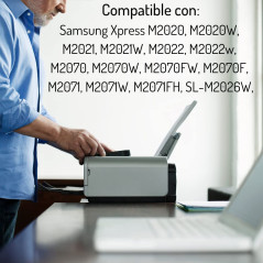 Bramacartuchos Cartouche Toner Compatible MLT-D111S/ELS, pour Samsung Xpress M 2022, M 2022W, M 2070, M 2070F, M 2070FW, M 2070W