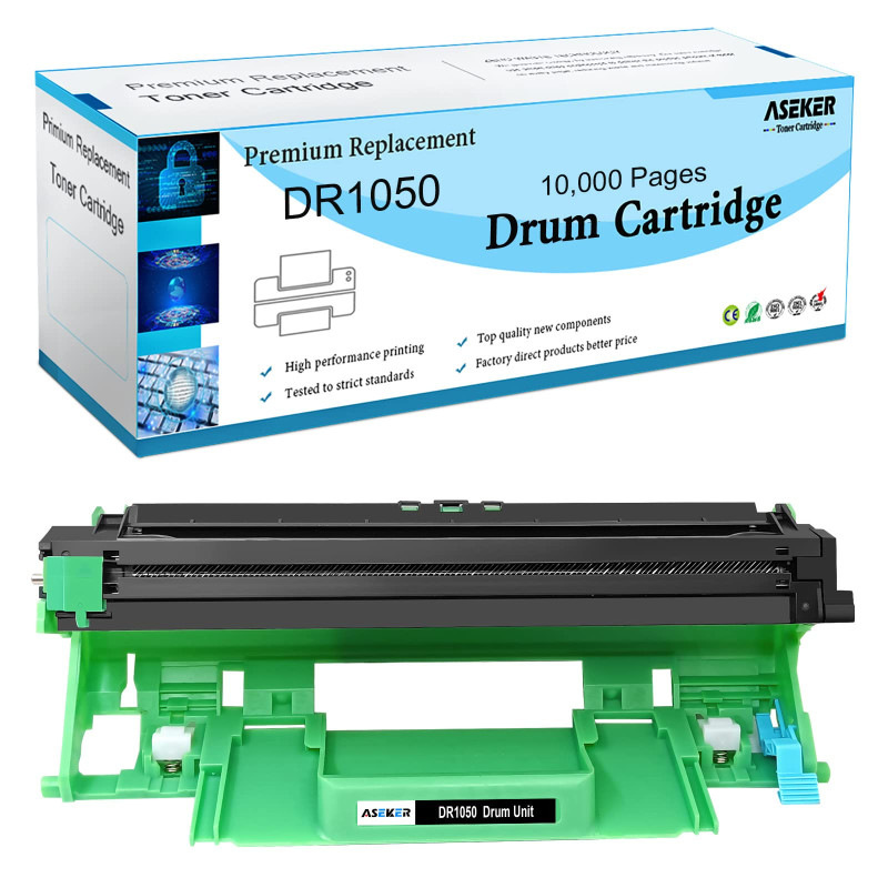 ASEKER Compatible DR-1050 DR1050 Tambour pour Brother HL-1110 HL-1112 HL-1210W HL-1212W DCP-1510 DCP-1512 DCP-1610W DCP-1612W MF ASEKER Compatible DR-1050 DR1050 Tambour pour Brother HL-1110 HL-1112 HL-1210W HL-1212W DCP-1510 DCP-1512 DCP-1610W DCP-1612W MF