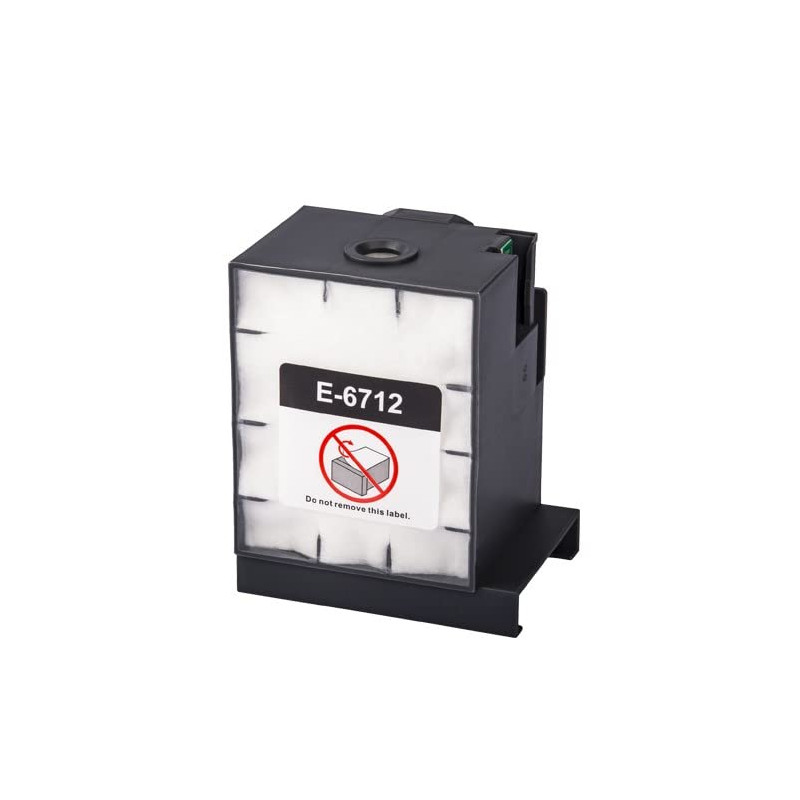 Dogepro T6712 C13T671200 Boîte de maintenance compatible avec Epson WorkForce Pro WF-8090DW WF-6090DW WF-6090DTWC WF-6090D2TWC W