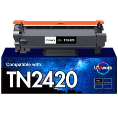 Uniwork Compatible Cartouche de Toner pour TN2420 TN-2420 TN2410 pour HL-L2310D MFC-L2710DW HL-L2350DW DCP-L2530DW HL-L2370DN HL