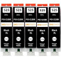 Amaprint 5 XL Cartouches Compatible avec Canon PGI 525 Noir PGBK pour Pixma IP4850 IP4950 IX6550 MG5150 MG5250 MG5340 MG5350 MG6