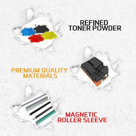 GREENPRINT 【sans Puce, avec Outil】 Cartouches de Toner Compatibles 4 Couleur 216A W2410A W2411A W2412A W2413A 1050 Page pour Noi