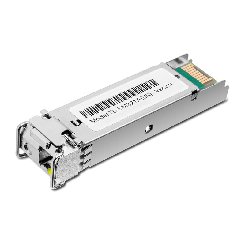 TP-Link 1000Base-BX WDM Bi-Directional SFP Module (TX:1550nm/RX:1310nm) (TL-SM321A) TP-Link 1000Base-BX WDM Bi-Directional SFP Module (TX:1550nm/RX:1310nm) (TL-SM321A)