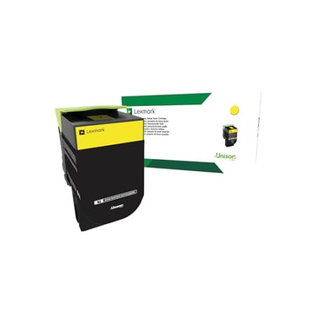 Lexmark 702 Toner Couleur pour imprimante Laser - Jaune