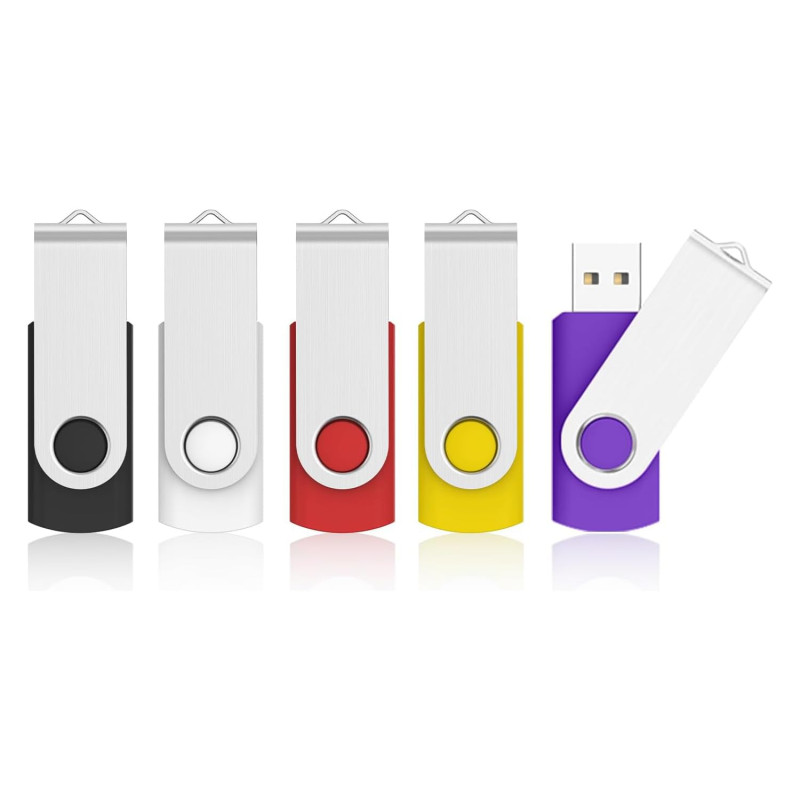 Cle USB 8Go Lot 5 Clé USB 2.0 Flash Drive, KOOTION Clef USB 8 Go avec Stockage Disque Mémoire Stick pour Ordinateurs Windows, PC Cle USB 8Go Lot 5 Clé USB 2.0 Flash Drive, KOOTION Clef USB 8 Go avec Stockage Disque Mémoire Stick pour Ordinateurs Windows, PC