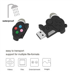 LEIZHAN Clé USB Silicone 32Go,Flash Drive USB 2.0 Dessin Animé Animal Machine de Jeu Pendrive Mignon Idéal Cadeau pour