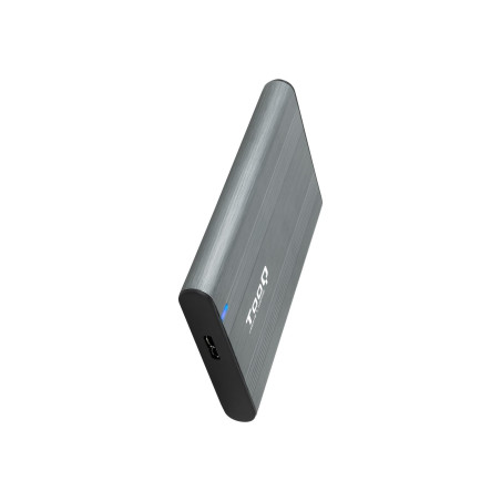 TOOQ TQE-2503G - Boîtier Externe pour Disque Dur/SSD 2,5", Couleur Gris