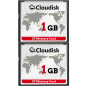 Cloudisk CompactFlash CF 2.0 pour appareil photo reflex numérique, appareil photo numérique vintage et équipement industriel (1G Cloudisk CompactFlash CF 2.0 pour appareil photo reflex numérique, appareil photo numérique vintage et équipement industriel (1G