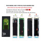ADWITS USB 3.0 [UASP] à SATA NGFF M.2 2230/2242/2260/2280 Clé B / B & M SSD SuperSpeed Adaptateur, Boîtier Externe pour Samsung 