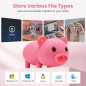 Clé USB 32 Go avec Modèle Porcelet Rose Mignon, BorlterClamp USB Mémoire Sticks Pendrive Cadeau pour Étudiants et Enfants Clé USB 32 Go avec Modèle Porcelet Rose Mignon, BorlterClamp USB Mémoire Sticks Pendrive Cadeau pour Étudiants et Enfants