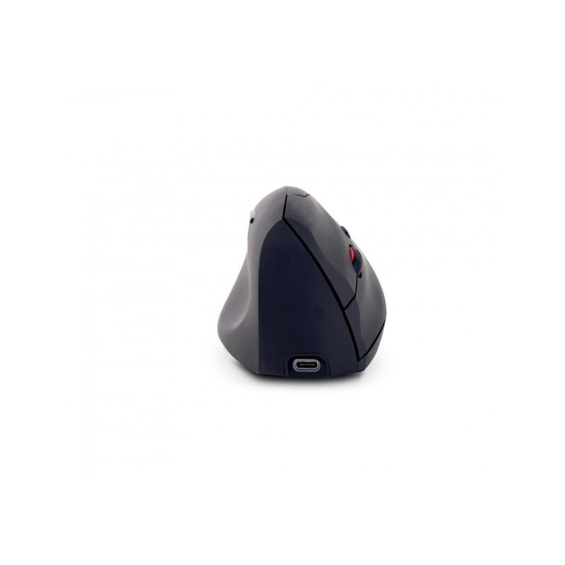 Urban Factory Souris Ergonomique Sans Fil - Design Vertical Gaucher Prévention Epicondylite, 800 à 1600 DPI Réglable, Nano Récep