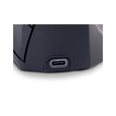 Urban Factory Souris Ergonomique Sans Fil - Design Vertical Gaucher Prévention Epicondylite, 800 à 1600 DPI Réglable, Nano Récep