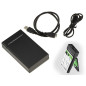 KALEA-INFORMATIQUE Boitier Baie USB 3.0 pour 2 disques durs SATA 2.5, avec Raid matériel 0 1 0+1 et Liaison USB3 5G KALEA-INFORMATIQUE Boitier Baie USB 3.0 pour 2 disques durs SATA 2.5, avec Raid matériel 0 1 0+1 et Liaison USB3 5G