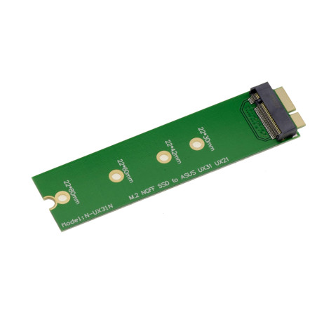 KALEA-INFORMATIQUE Adaptateur M2 NGFF B Key SATA vers ASUS Zenbook UX21 UX31 UX51 pour Monter Un SSD M.2 en Lieu et Place du SSD