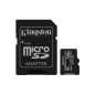 Kingston Canvas Select Plus SDCS2/128 Go Carte mémoire microSDHC Classe 10 UHS-I 100 Mo/s Lecture 100 Mo/s Kingston Canvas Select Plus SDCS2/128 Go Carte mémoire microSDHC Classe 10 UHS-I 100 Mo/s Lecture 100 Mo/s