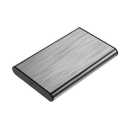 AISENS ASE-2525GR Boîtier Externe HDD 2,5" SATA A USB 2.0/USB 3.0/USB3.1 GEN1, Gris