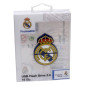 Real Madrid CF - Clé USB en Caoutchouc, en Forme de Bouclier, 16 Go, Produit Officiel (CyP Brands)